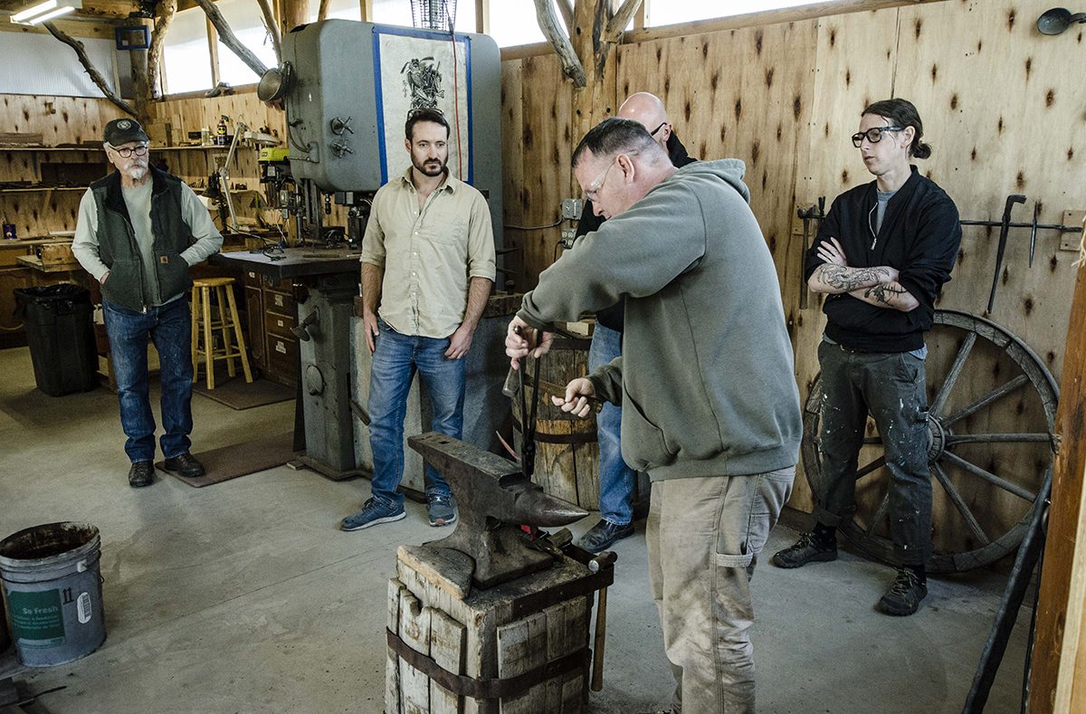 from session exploring metal, photo by Jim O'Donnell