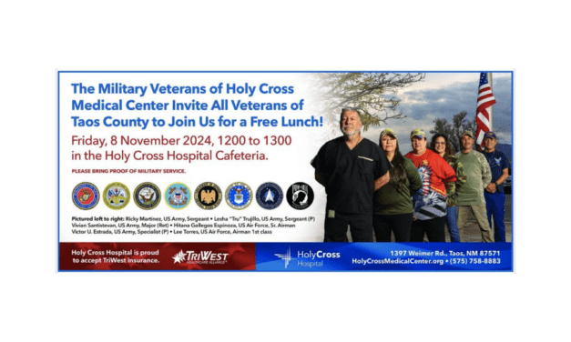 Free lunch for veterans at Holy Cross Hospital