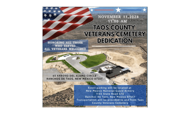 Veterans Day dedication at Taos County Veterans Cemetery