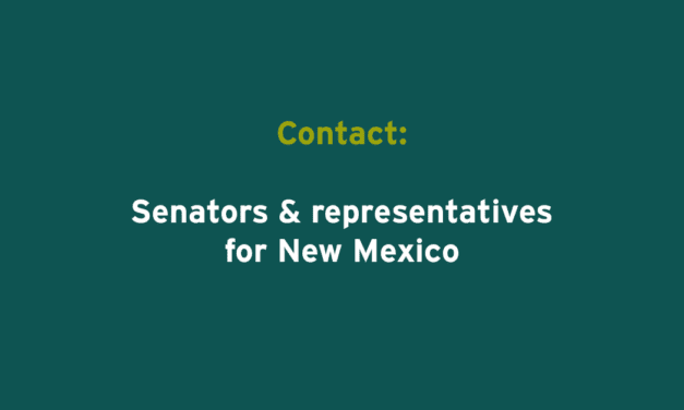 Senators and representatives for New Mexico