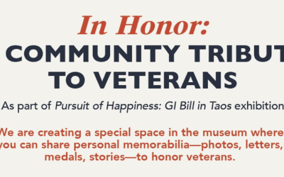 Tribute to Veterans at the Harwood Museum of Art